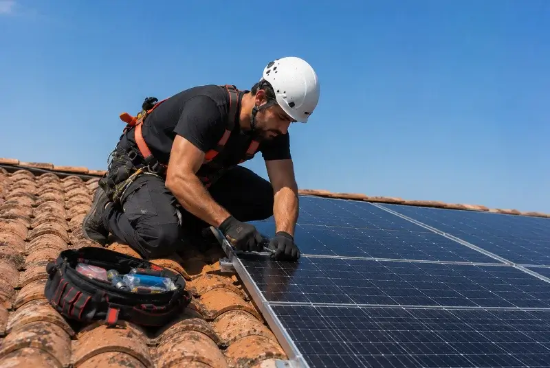 Maintenance et monitoring de panneaux solaires à Azay-sur-Thouet